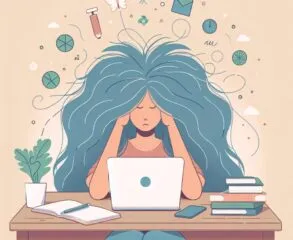 Dificuldade de concentração por estresse