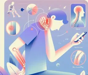 Síndrome do pescoço de texto Síndrome do pescoço de texto